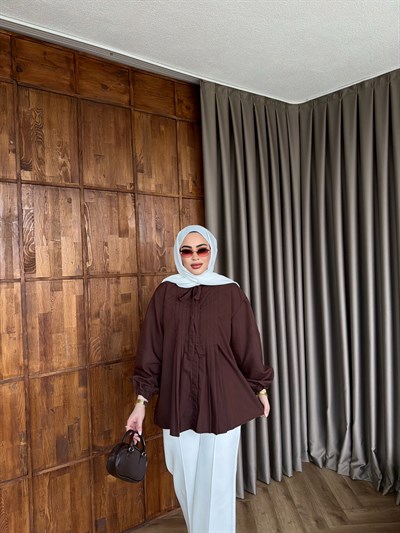 Weqa Gömlek - Kahve