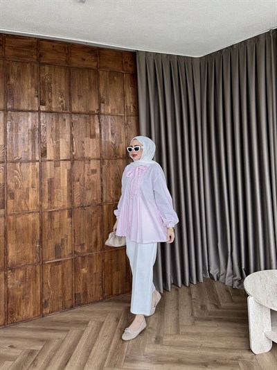 Weqa Gömlek - Pembe