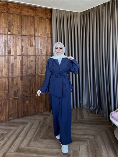 Wessal Kimona Takım - İndigo