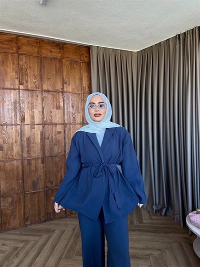 Wessal Kimona Takım - İndigo