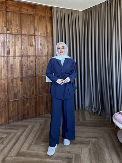 Wessal Kimona Takım - İndigo