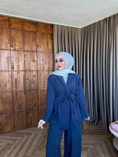 Wessal Kimona Takım - İndigo