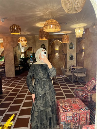 Yağmur Kat Elbise - Yeşil ( Ön Şipariş )