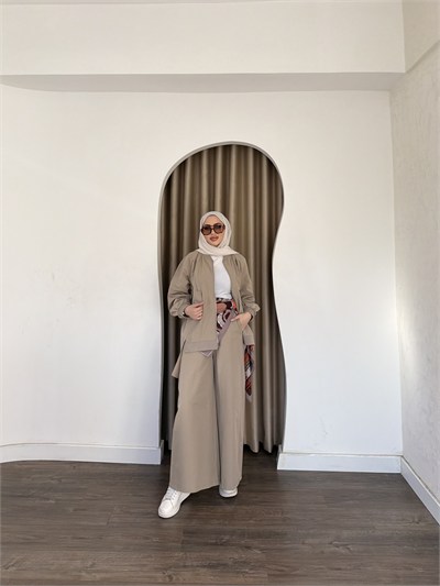 Yasmin Ceket Takım - Bej (ÖNSİPARİŞ)
