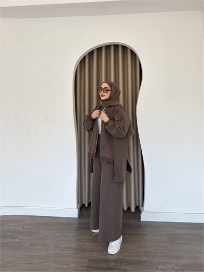 Yasmin Ceket Takım - Kahve (ÖNSİPARİŞ)