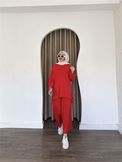 Yasmin Eşofman Takım - Kırmızı