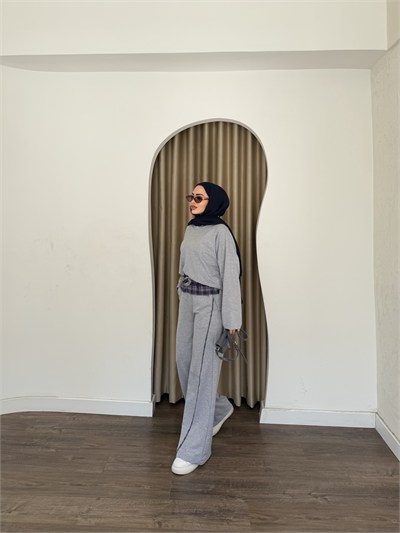 Yelda Takım - Gri 