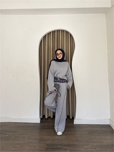 Yelda Takım - Gri 