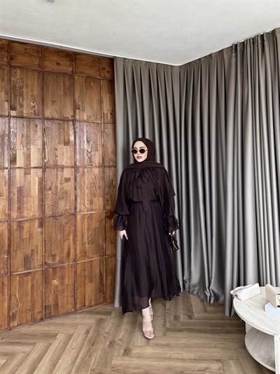 Yüsra Etekli Takım - Kahve