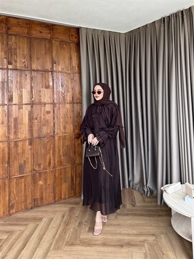 Yüsra Etekli Takım - Kahve