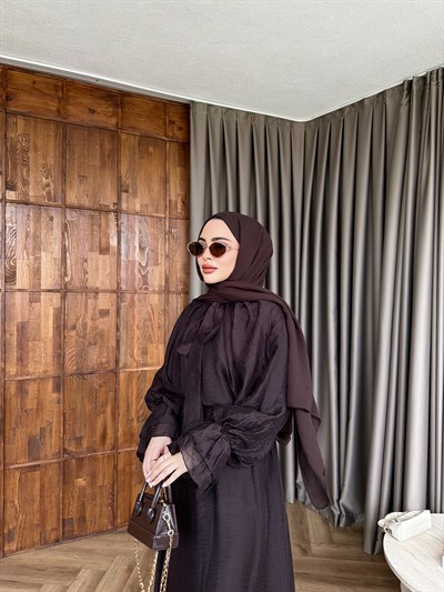 Yüsra Etekli Takım - Kahve