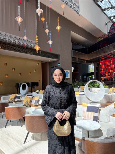 Zeussa Tasarım Elbise - Siyah (ÖN SİPARİŞ)