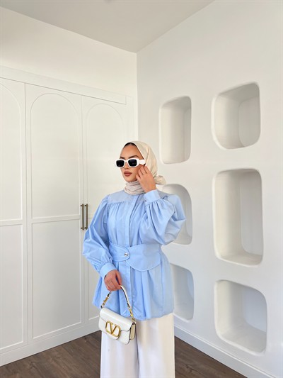 Zuzu Gömlek - Bebe Mavi