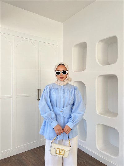 Zuzu Gömlek - Bebe Mavi