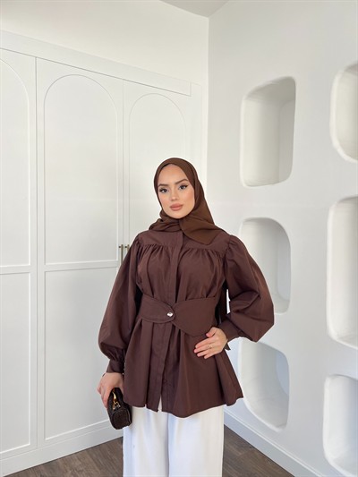 Zuzu Gömlek - Kahve