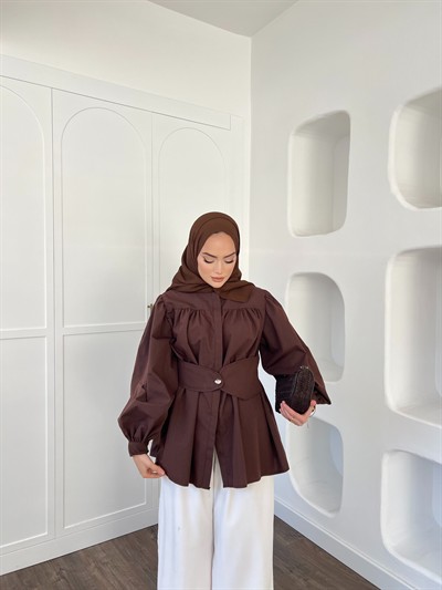 Zuzu Gömlek - Kahve