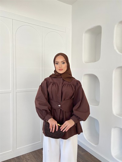 Zuzu Gömlek - Kahve