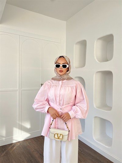 Zuzu Gömlek - Pembe