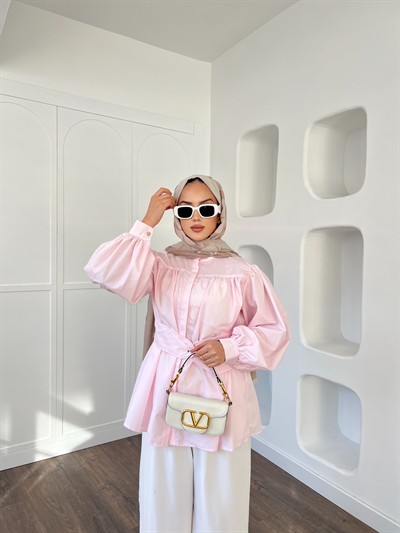 Zuzu Gömlek - Pembe