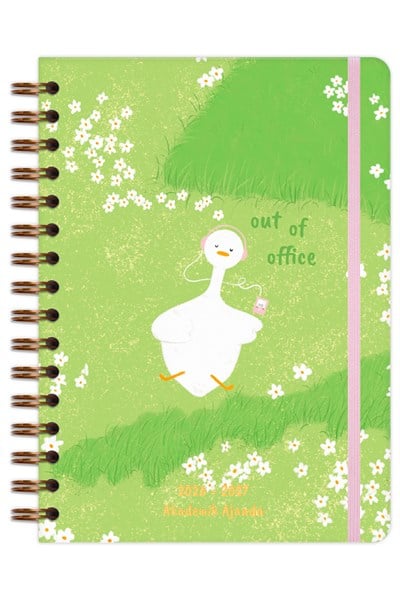 Matt Notebook 2026-2027 A5 Akademik Ajanda Spiralli 15x21 cm - 17 Aylık