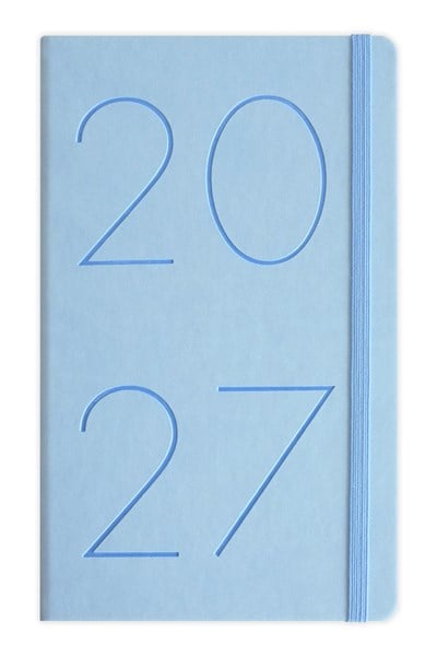 Matt Notebook 2027 Yılı 13x21 cm Günlük Ajanda Mavi