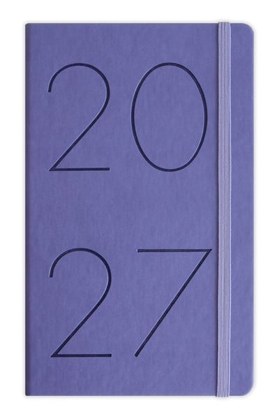 Matt Notebook 2027 Yılı 13x21 cm Günlük Ajanda Lila
