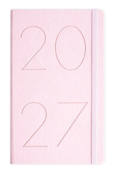 Matt Notebook 2027 Yılı 13x21 cm Günlük Ajanda Pembe
