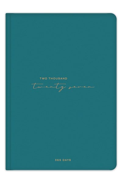 Matt Notebook 2027 Yılı A5 Tam Gün Ajanda 15x22 cm - 365 Gün Yeşil