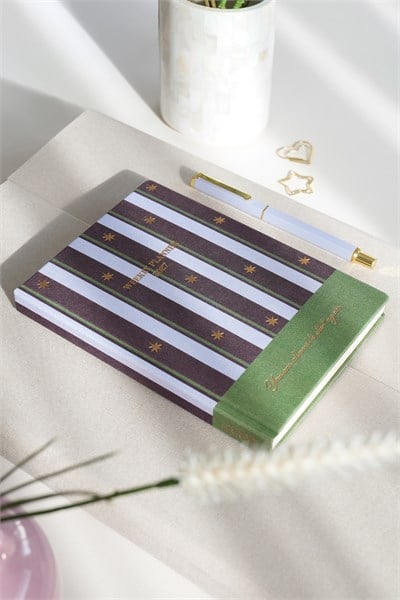 Matt Notebook 2027 Yılı B6 Keten Haftalık Ajanda - 12 Aylık