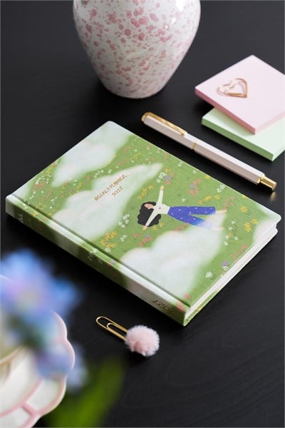 Matt Notebook 2027 Yılı B6 Keten Haftalık Ajanda - 12 Aylık Manzara