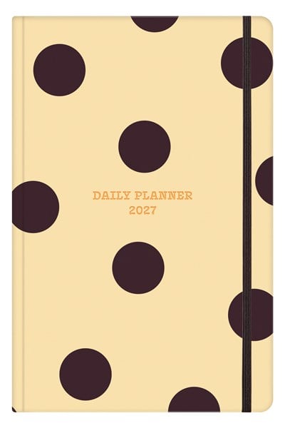 Matt Notebook 2027 Yılı Günlük Ajanda 16x24 cm - 12 Aylık Puantiye