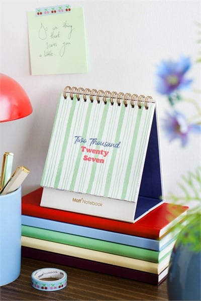 Matt Notebook 2027 Yılı Masa Takvimi
