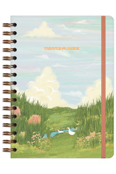 Matt Notebook A5 Spiralli Süresiz Planlayıcı Ajanda Manzara