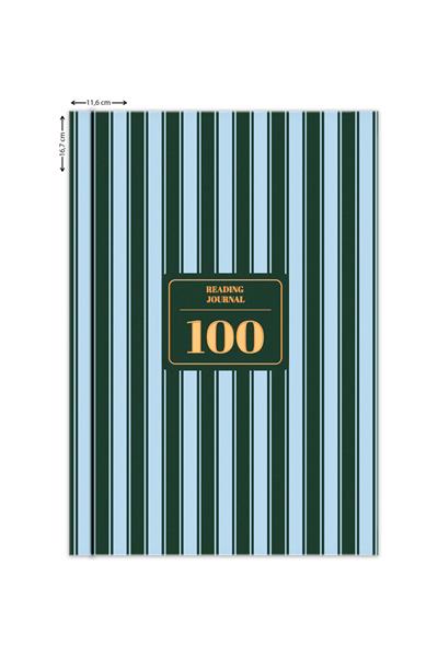 Matt Notebook Kitap Okuma Günlüğü Reading Journal Yeşil