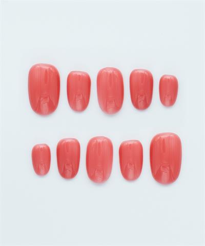 Rose Heart Protez Jel Takma  Tırnak - El Yapımı  Kalıcı Oje Nail Art - NC158