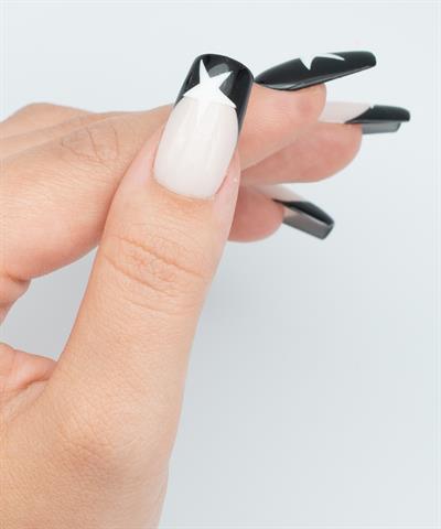 Protez Jel Takma Tırnak - El Yapımı Kalıcı Oje Nail Art - NC168