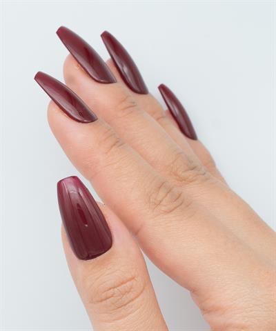 Bloody Witch Protez Jel Takma Tırnak - El Yapımı Kalıcı Oje Nail Art Kırmızı - NC166