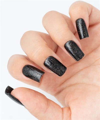 Night Glitter Protez Jel Takma  Tırnak - El Yapımı  Kalıcı Oje Nail Art - NC233
