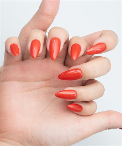 Timeless Classic Protez Jel Takma Tırnak - El Yapımı Kalıcı Oje Nail Art Kırmızı - NC176
