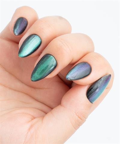Stellar Flare Protez Jel Takma  Tırnak - El Yapımı  Kalıcı Oje Nail Art Cat Eye - NC212