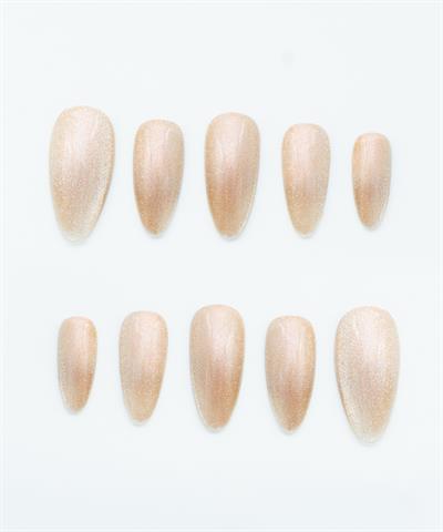 Magic Wand Protez Jel Takma  Tırnak - El Yapımı  Kalıcı Oje Nail Art Cat Eye - NC205