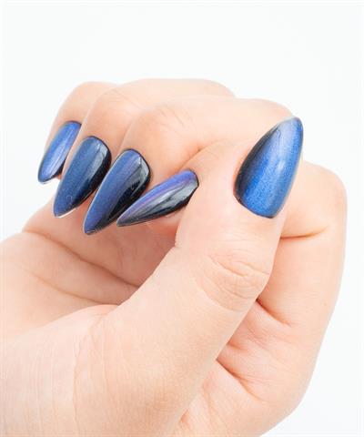 Nebula Mist Protez Jel Takma  Tırnak - El Yapımı  Kalıcı Oje Nail Art Cat Eye - NC213