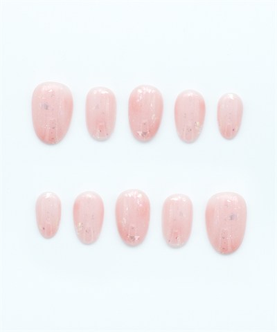 Rainbow Glitter Protez Jel Takma  Tırnak - El Yapımı  Kalıcı Oje Nail Art - NC223