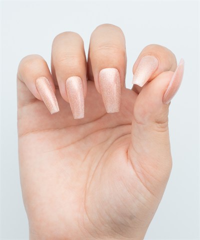 Stellar Flash Protez Jel Takma  Tırnak - El Yapımı  Kalıcı Oje Nail Art Cat Eye - NC149