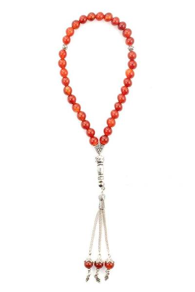 KIRMIZI AKİK TAŞI 33LÜ TESBİH