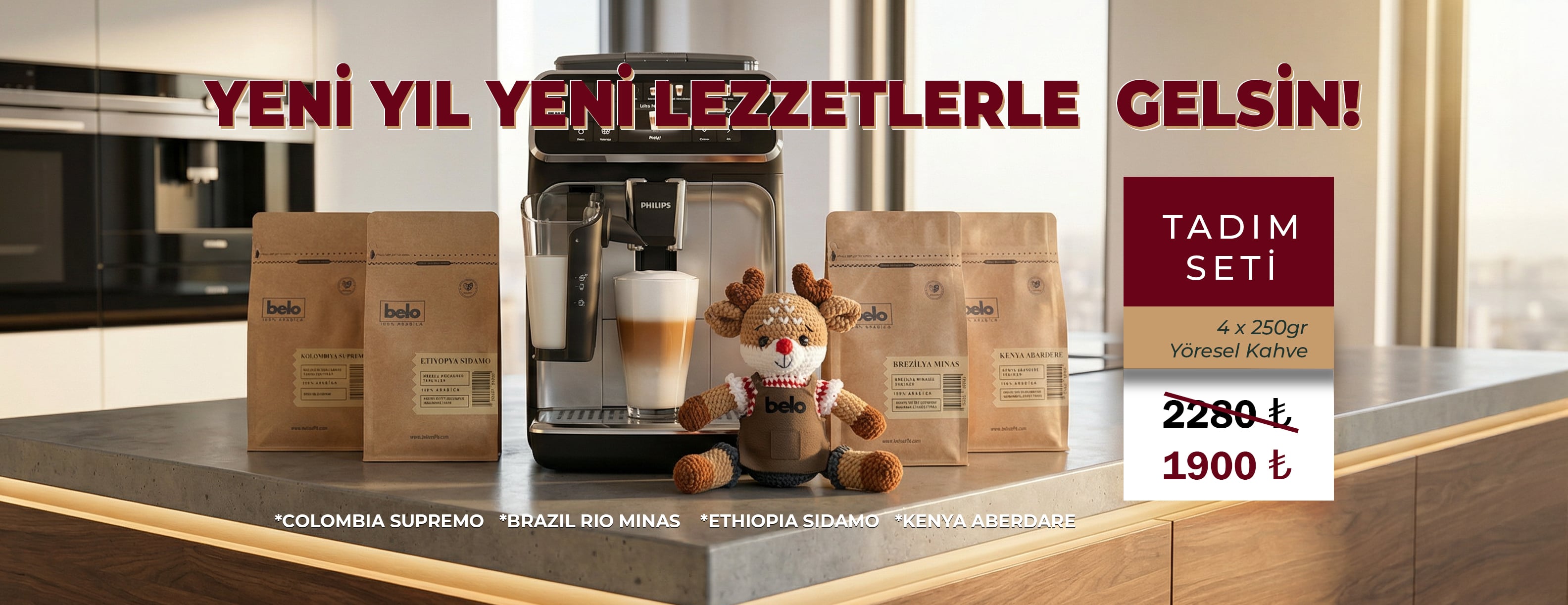 Belo Coffe Tadım Seti