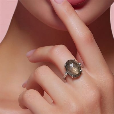 Çikolata Safir Özel Tasarım Yüzük – OTS1262