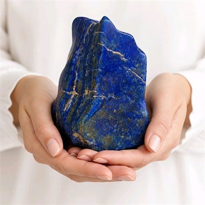 Lapis Lazuli Koleksiyonluk Doğal Taş Kütle – MNR1237