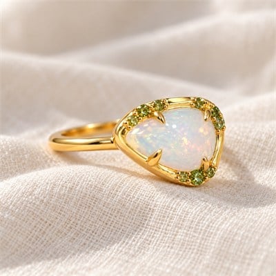 Opal ve Zebercet Özel Tasarım Yüzük – OTS1284