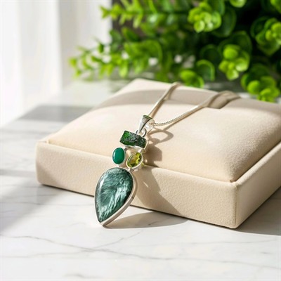 Serafinit Taşı Özel Tasarım Kolye – TSR1444